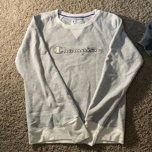 grey champion hoodie